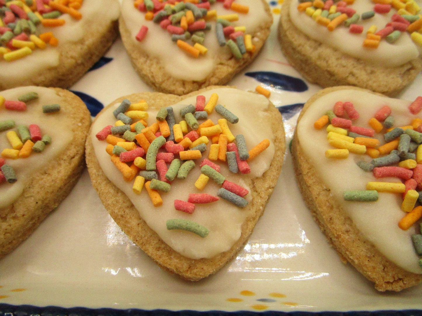 Sugar Free Heart Cookies - Vegan, Gluten Free, Nut Free