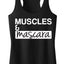 MUSCLES & MASCARA Black Workout Tank