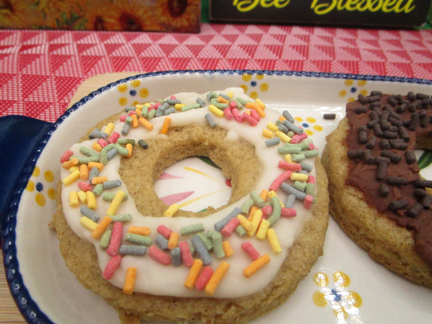 Biscuits Thème Donut Sans Sucre - Végétalien et Amical pour les Allergies