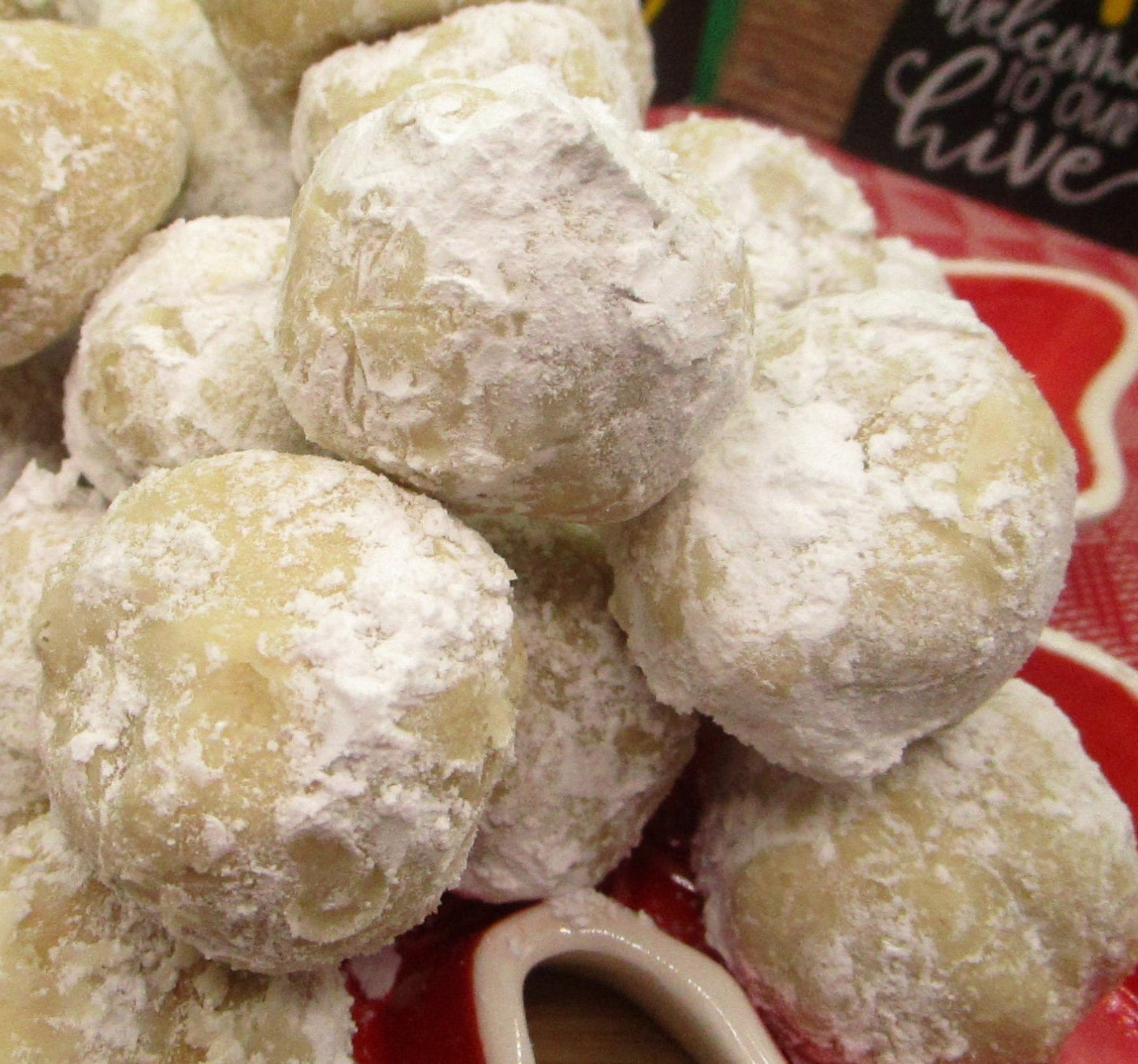 Biscuits de mariage mexicains sans sucre - Sans gluten et végan