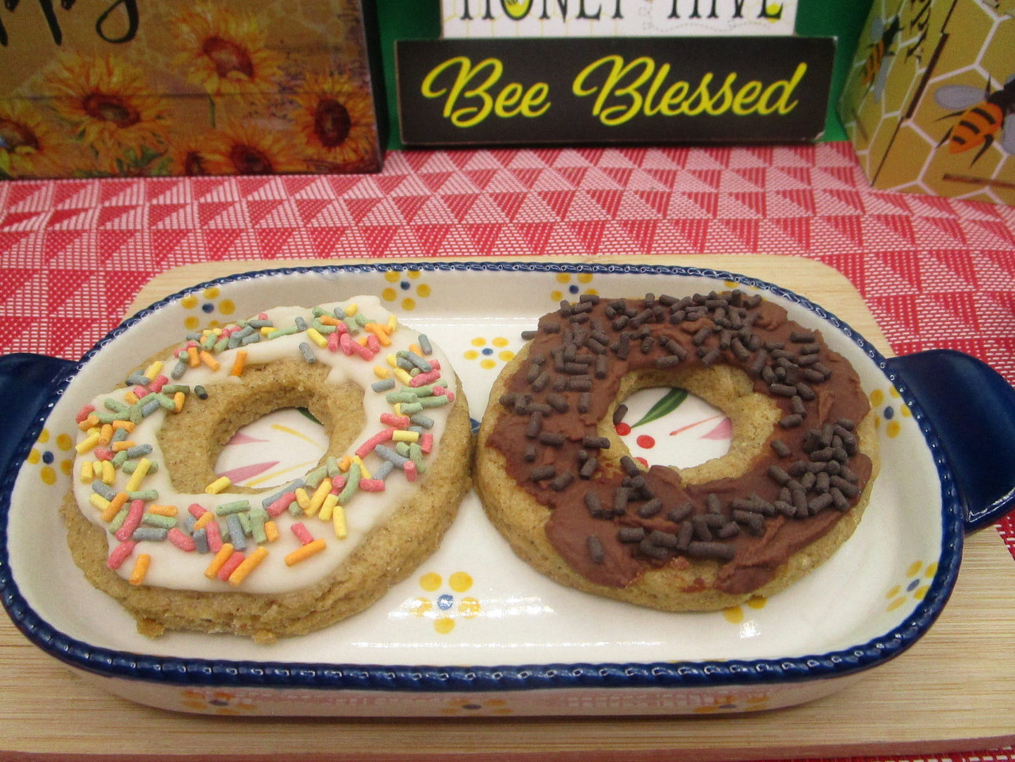 Biscuits Thème Donut Sans Sucre - Végétalien et Amical pour les Allergies