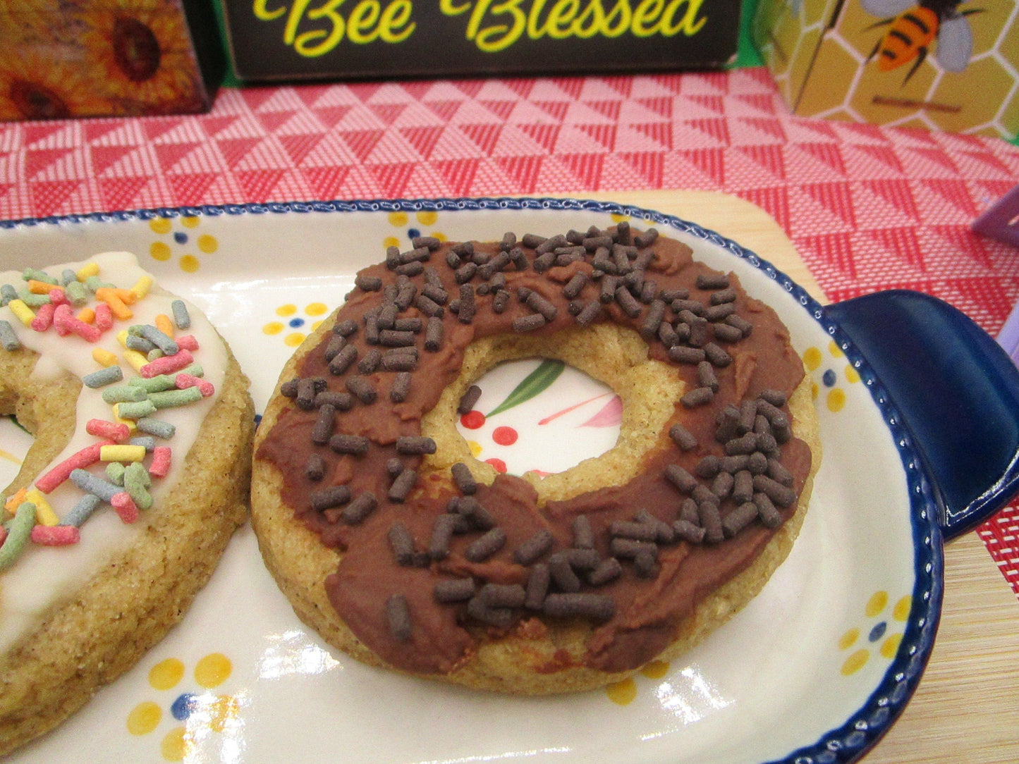 Biscuits Thème Donut Sans Sucre - Végétalien et Amical pour les Allergies