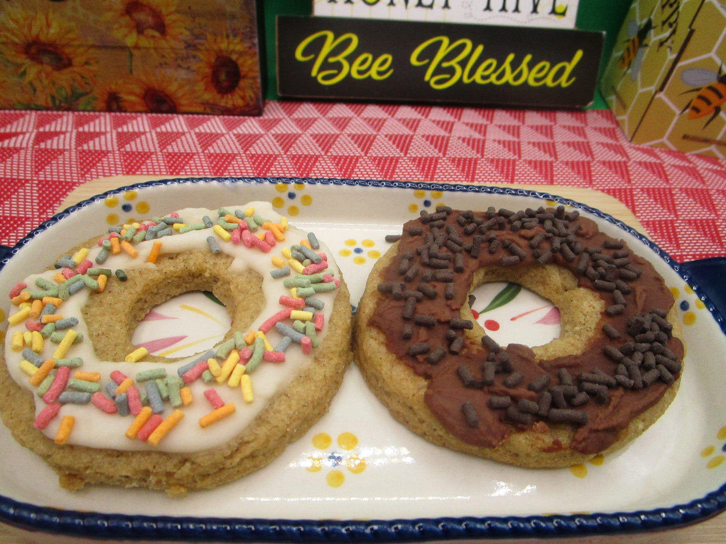 Biscuits Thème Donut Sans Sucre - Végétalien et Amical pour les Allergies