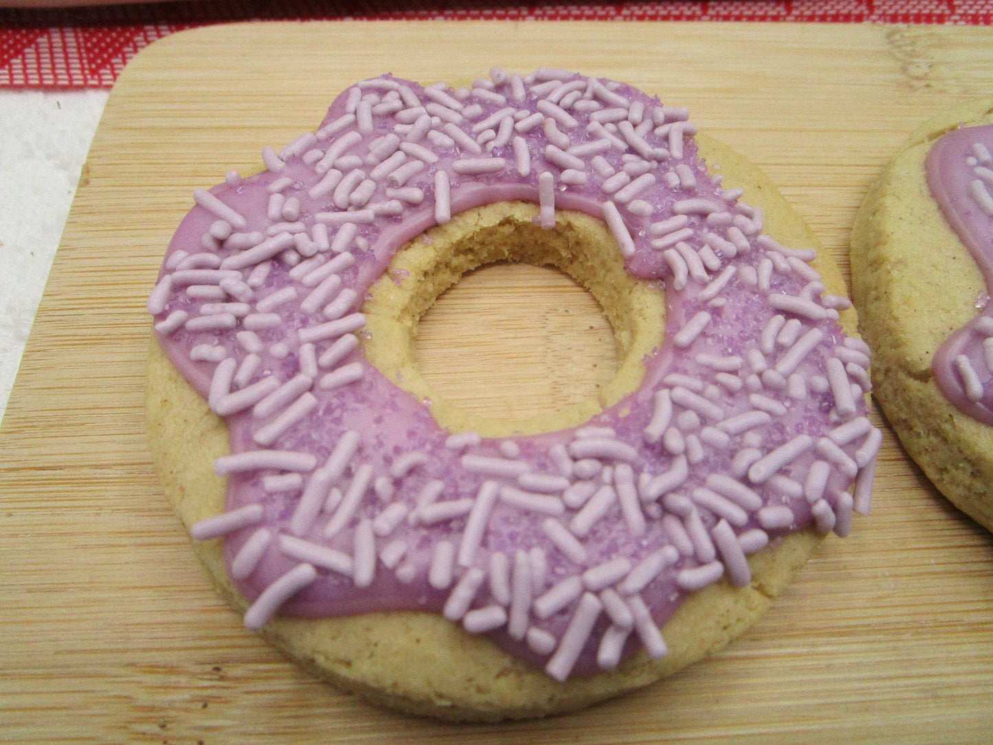 Donut-Themed Gluten Free Iced Sugar Cookies - Vegan & Dairy Free