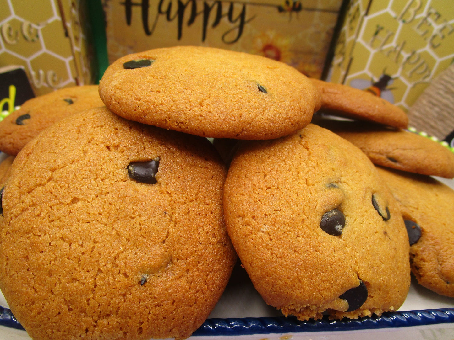 Biscuits aux pépites de caroube et noix de cajou sans gluten - Végétalien et délicieux