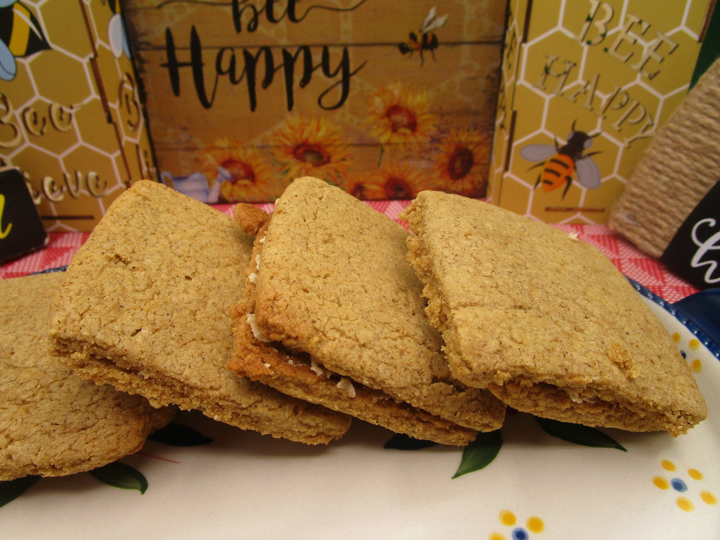 Sandwich de biscuits AIP Paleo à la noix de tigre avec crème d'érable