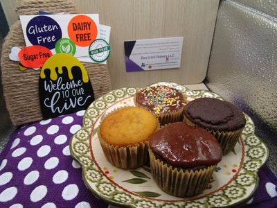 High Protein Vegan Cupcakes - Sugar Free & Gluten Free