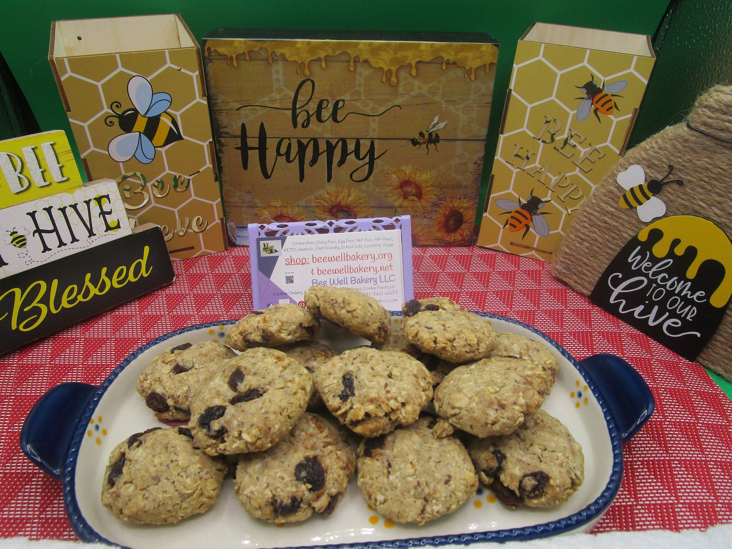 Biscuits à l'avoine glacés sans gluten - Sans produits laitiers et végan