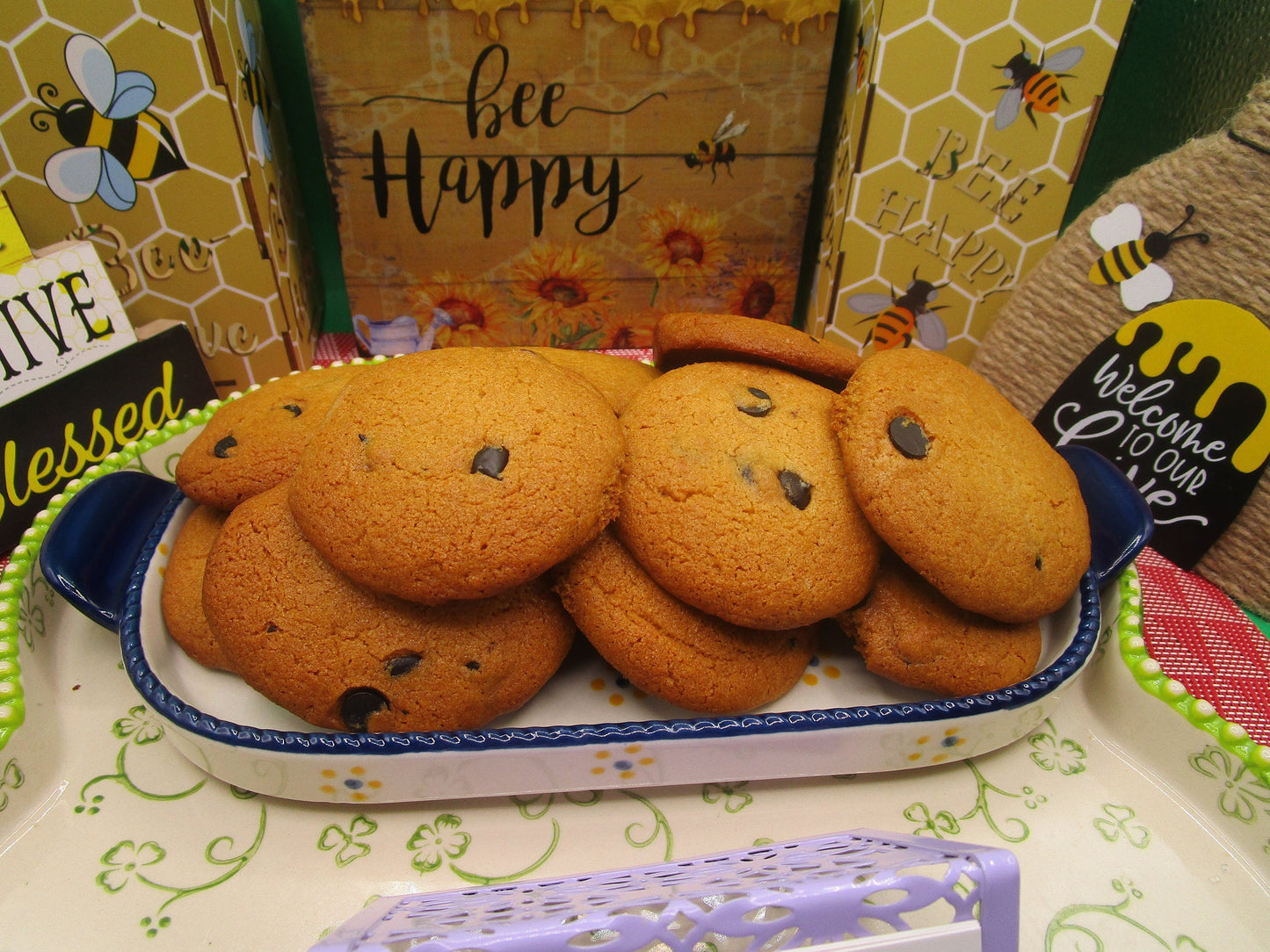 Biscuits aux pépites de caroube et noix de cajou sans gluten - Végétalien et délicieux