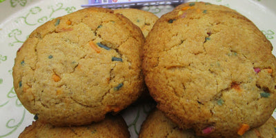 Premium Vanilla Birthday Cake Protein Cookies - Gluten Free & Vegan