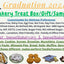 Boîte de friandises de boulangerie pour graduation - Assortiment sans gluten et végan
