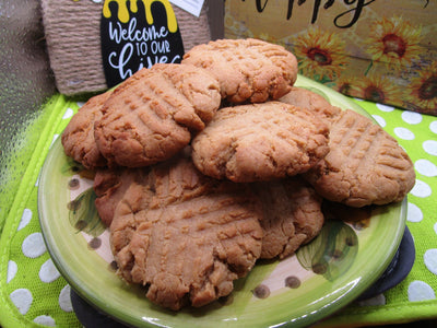 Organic High Protein Peanut Butter Cookies - Gluten Free & Vegan