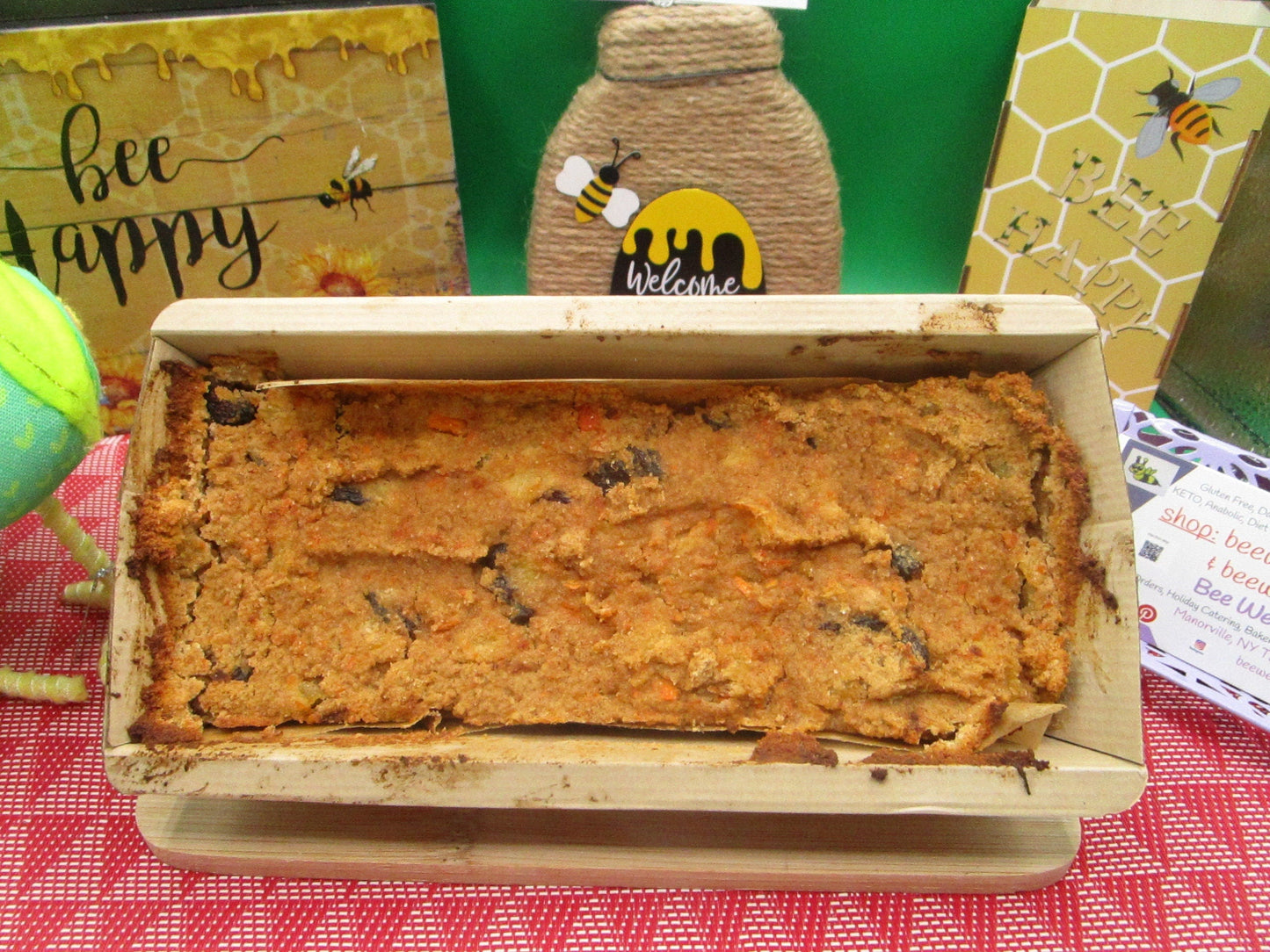 Gâteau aux carottes vegan sans gluten premium