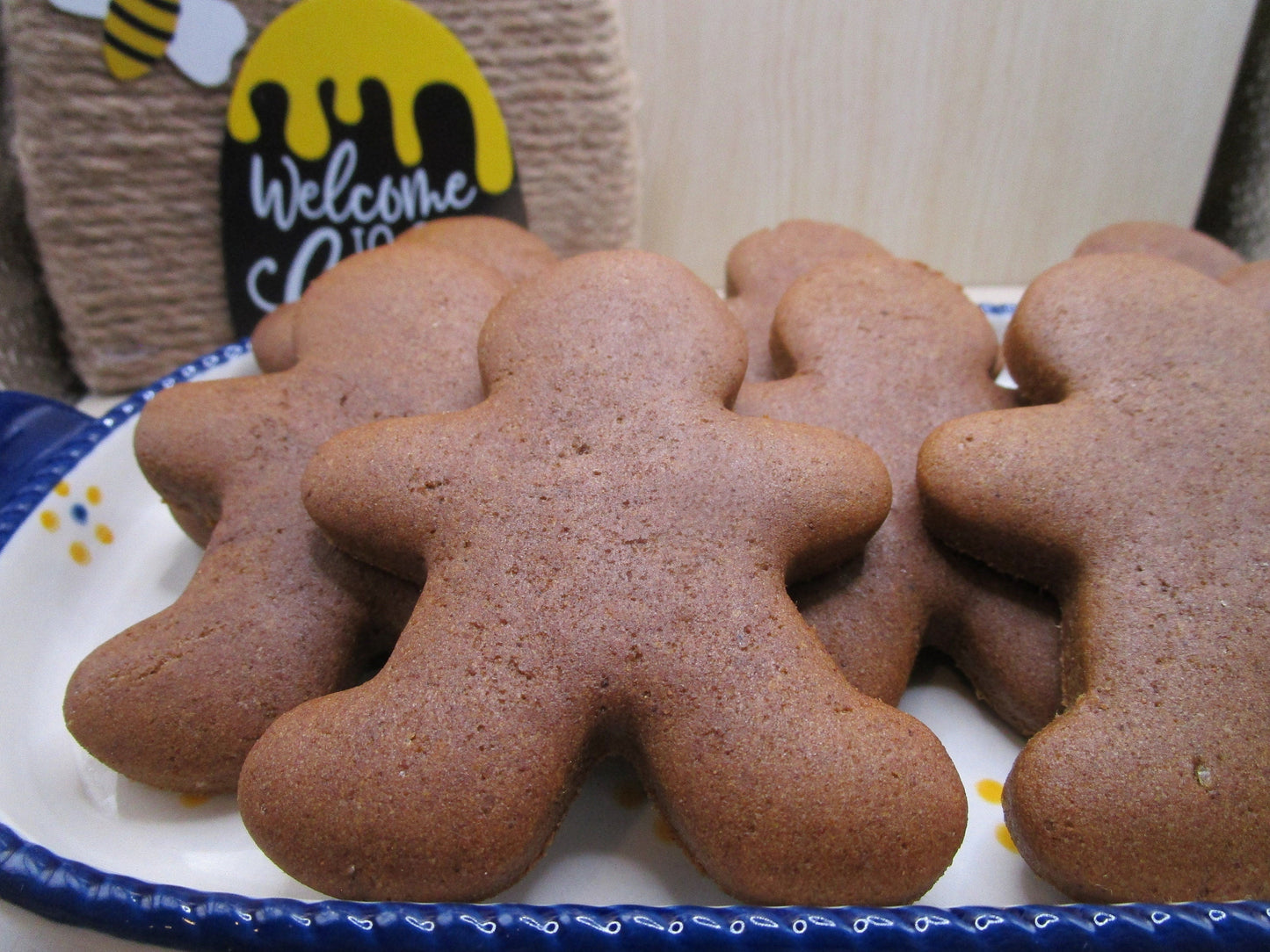 Biscuits en Pain d'Épices Sans Gluten Premium - Végétalien et Réduit en Sucre