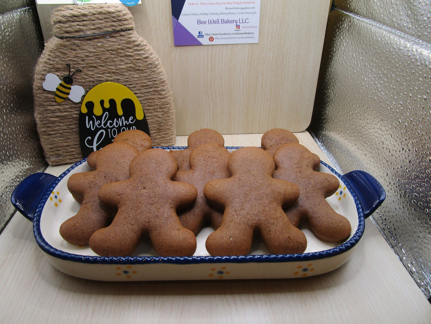 Biscuits en Pain d'Épices Sans Gluten Premium - Végétalien et Réduit en Sucre
