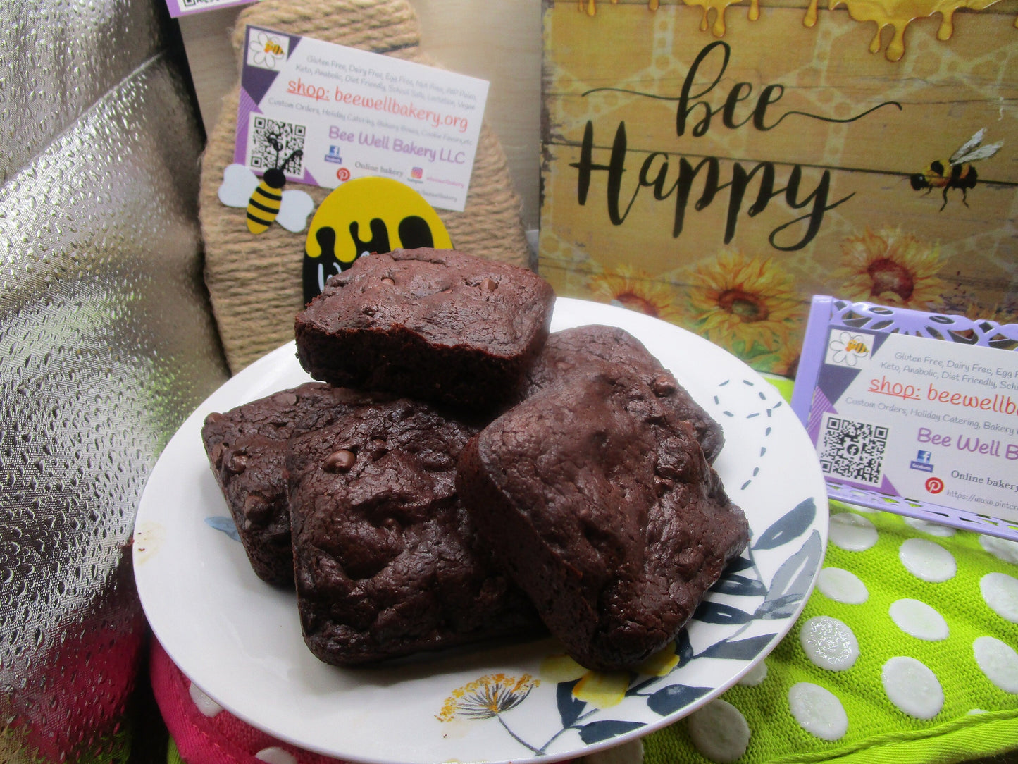Brownies véganes sans gluten - Friandises de lactation pour les mamans