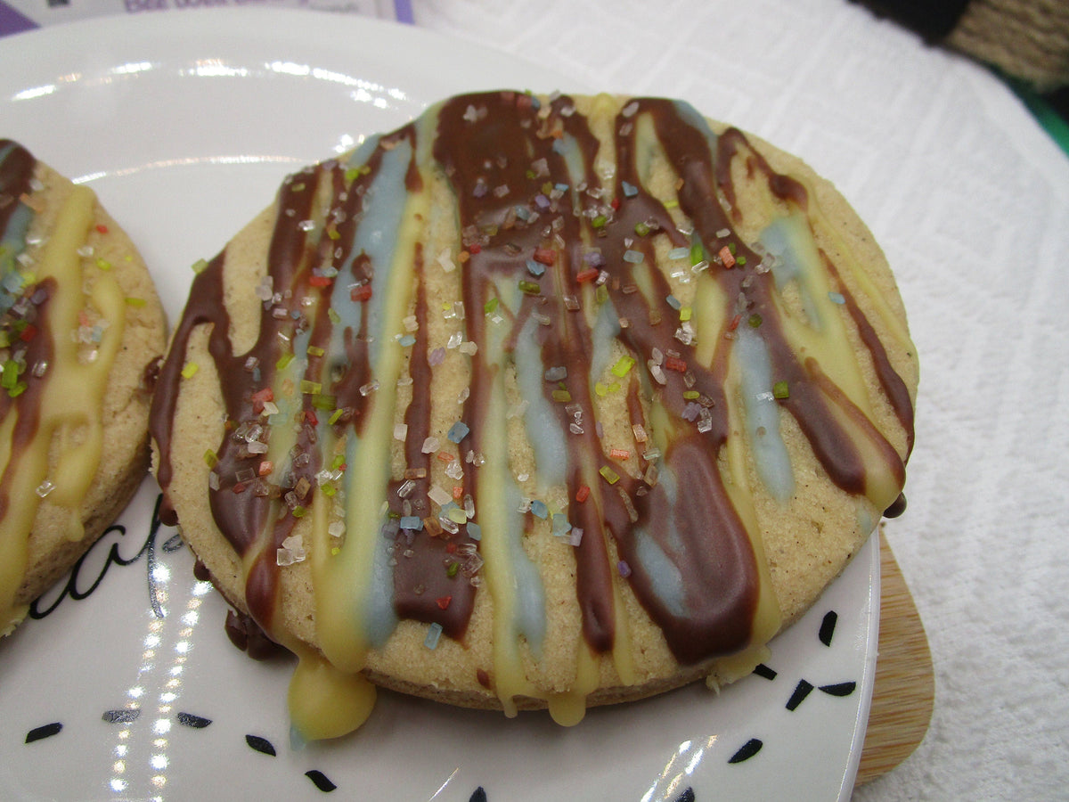Galletas de Azúcar Glaseadas Jumbo Sin Gluten S'mores - Veganas y Amigables con Alergias
