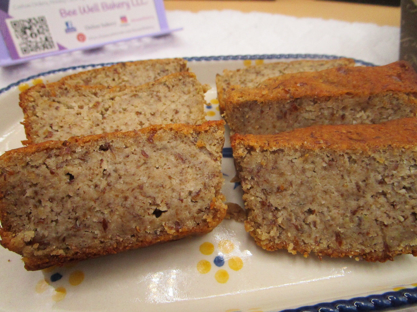 Pain à la banane sans grains premium - Végétalien et sans gluten