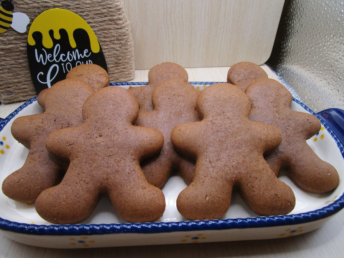 Biscuits en Pain d'Épices Sans Gluten Premium - Végétalien et Réduit en Sucre