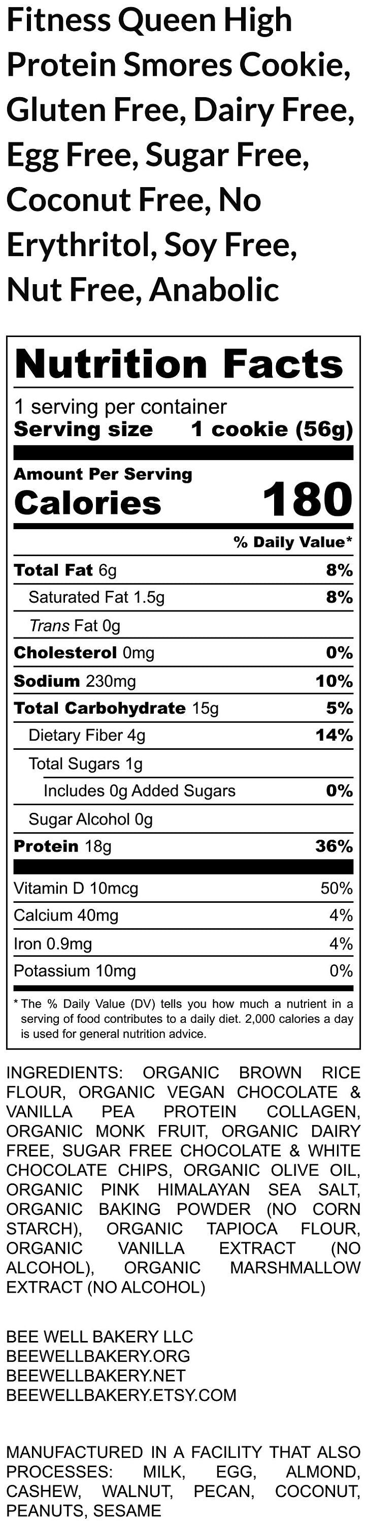 Galleta Smores Alta en Proteínas - Vegana y Sin Gluten