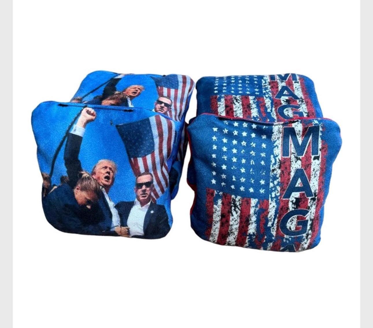 Premium Trump MAGA Cornhole Boards - Ultimate Outdoor Game Experience - Korvel