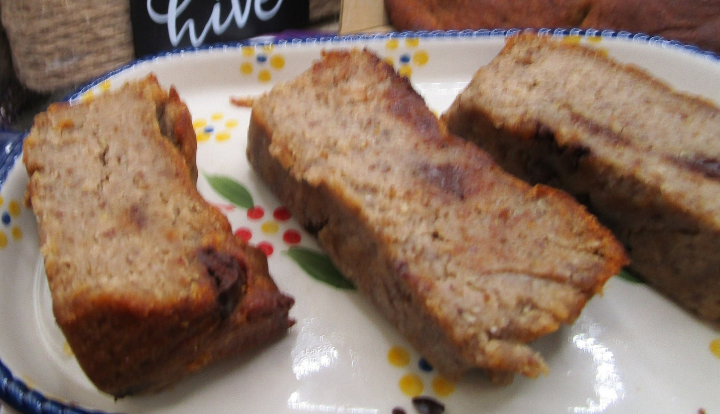 Pan de Plátano con Chips de Mocha y Alto Contenido de Proteínas - Sin Gluten y Vegano