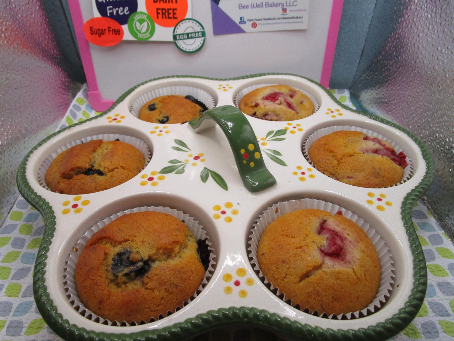 Muffins Bio Sans Sucre - Végétalien & Sans Gluten