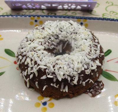 Grain Free Chocolate Coconut Donut - Vegan & Keto Friendly