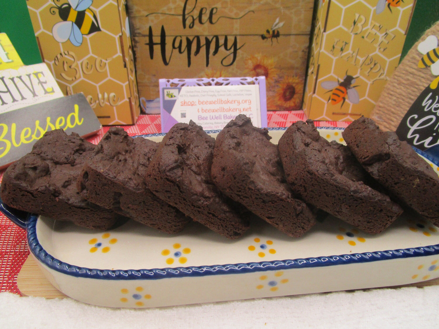 Brownies Fudge Gourmets Sans Gluten - Végétalien et Amis des Allergies