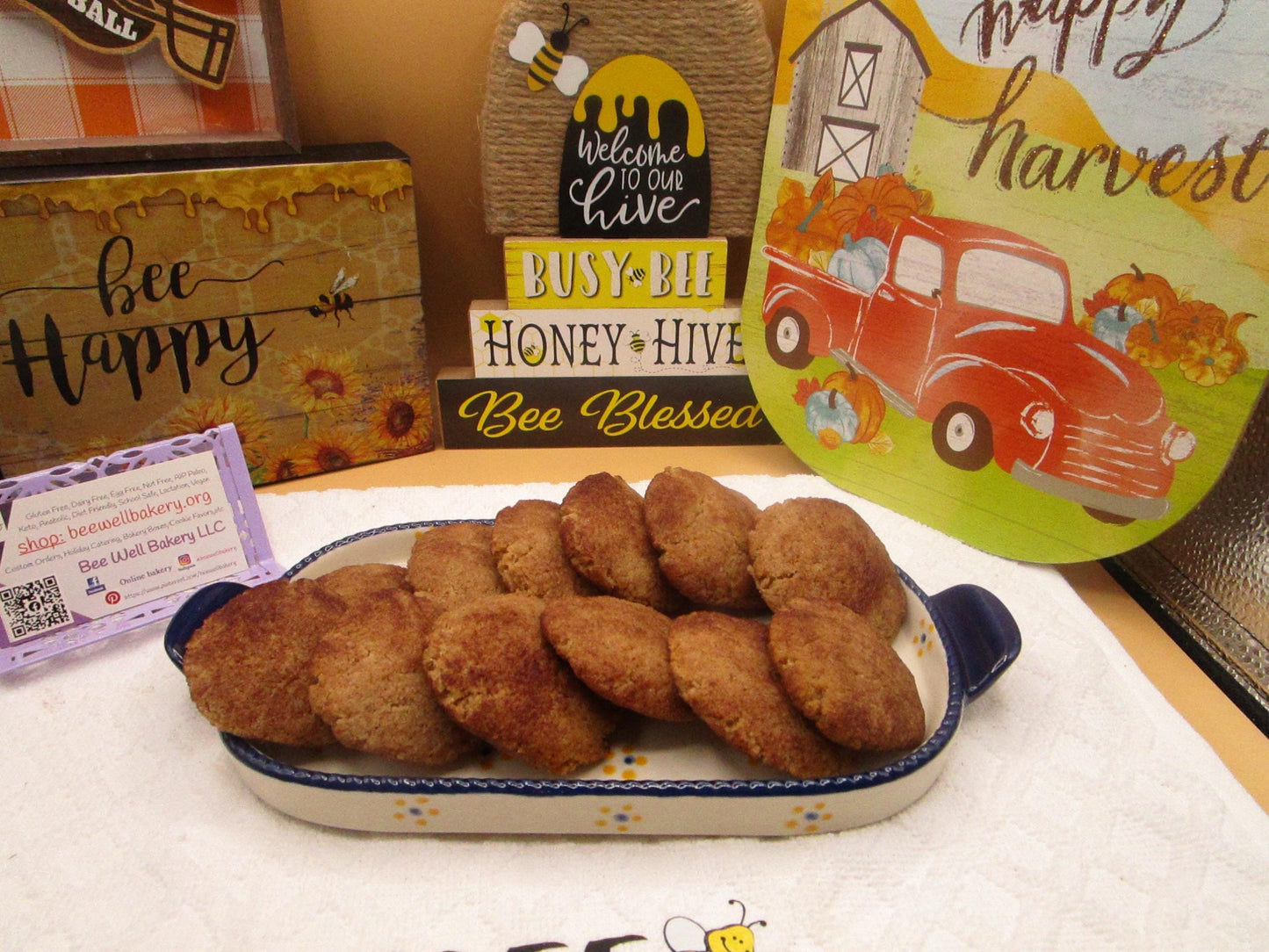 Pumpkin Spice KETO Cookies - Gluten Free & Vegan