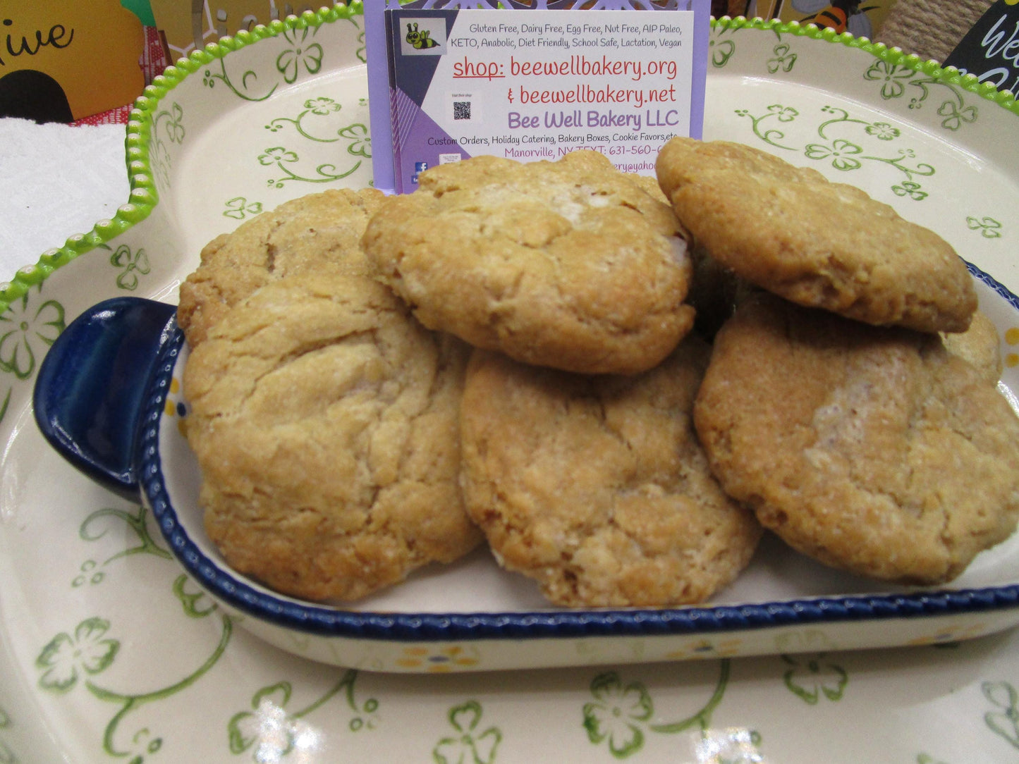Galletas Premium Sin Gluten con Chips de Chocolate Blanco