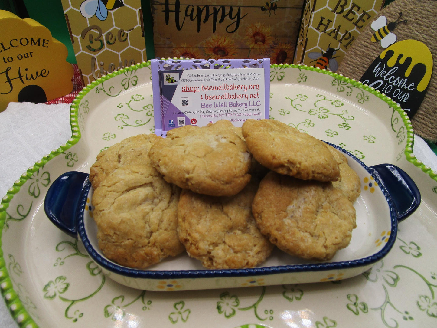 Galletas Premium Sin Gluten con Chips de Chocolate Blanco