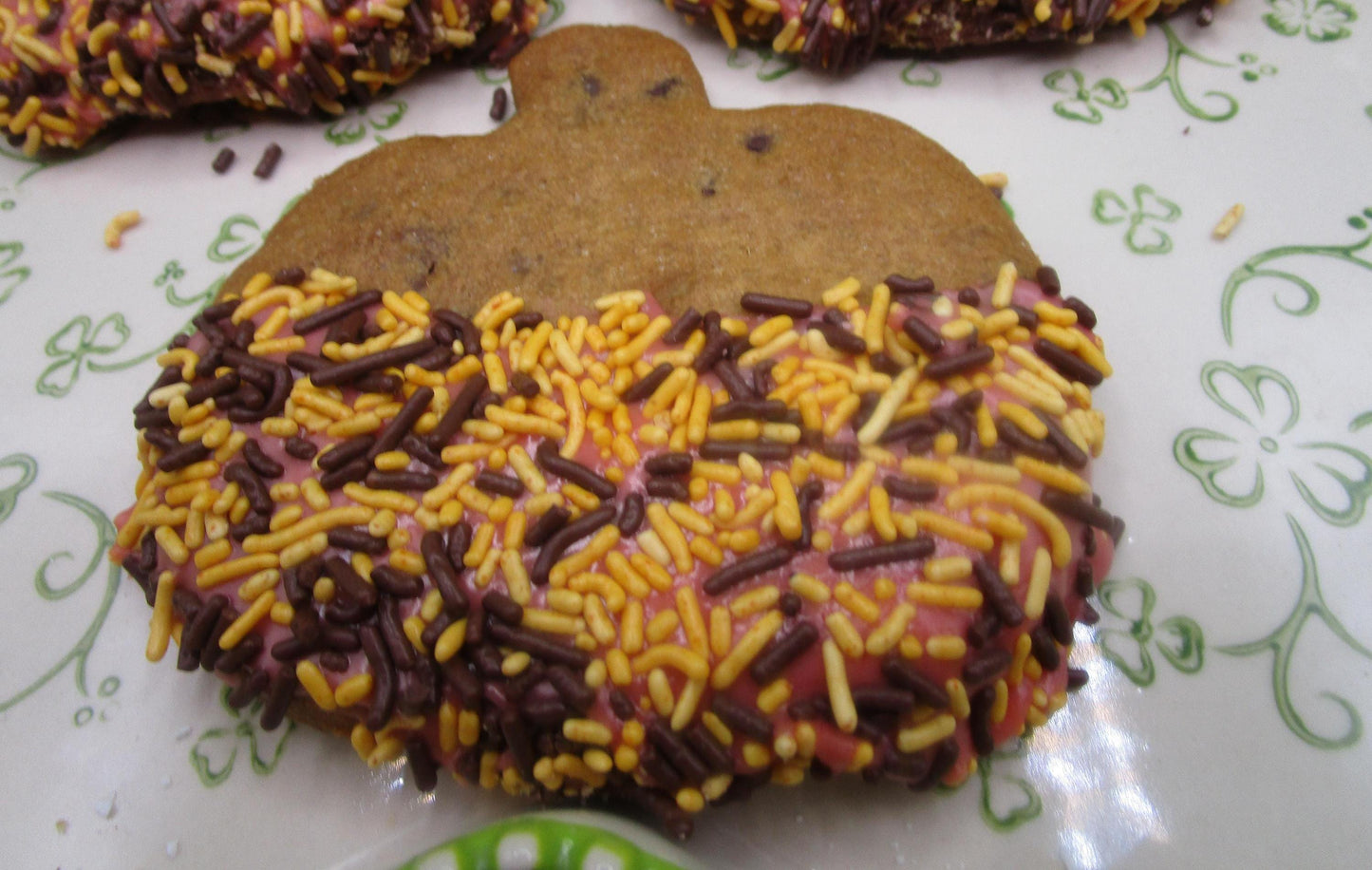 Biscuits au chocolat bio sans gluten - Édition citrouille