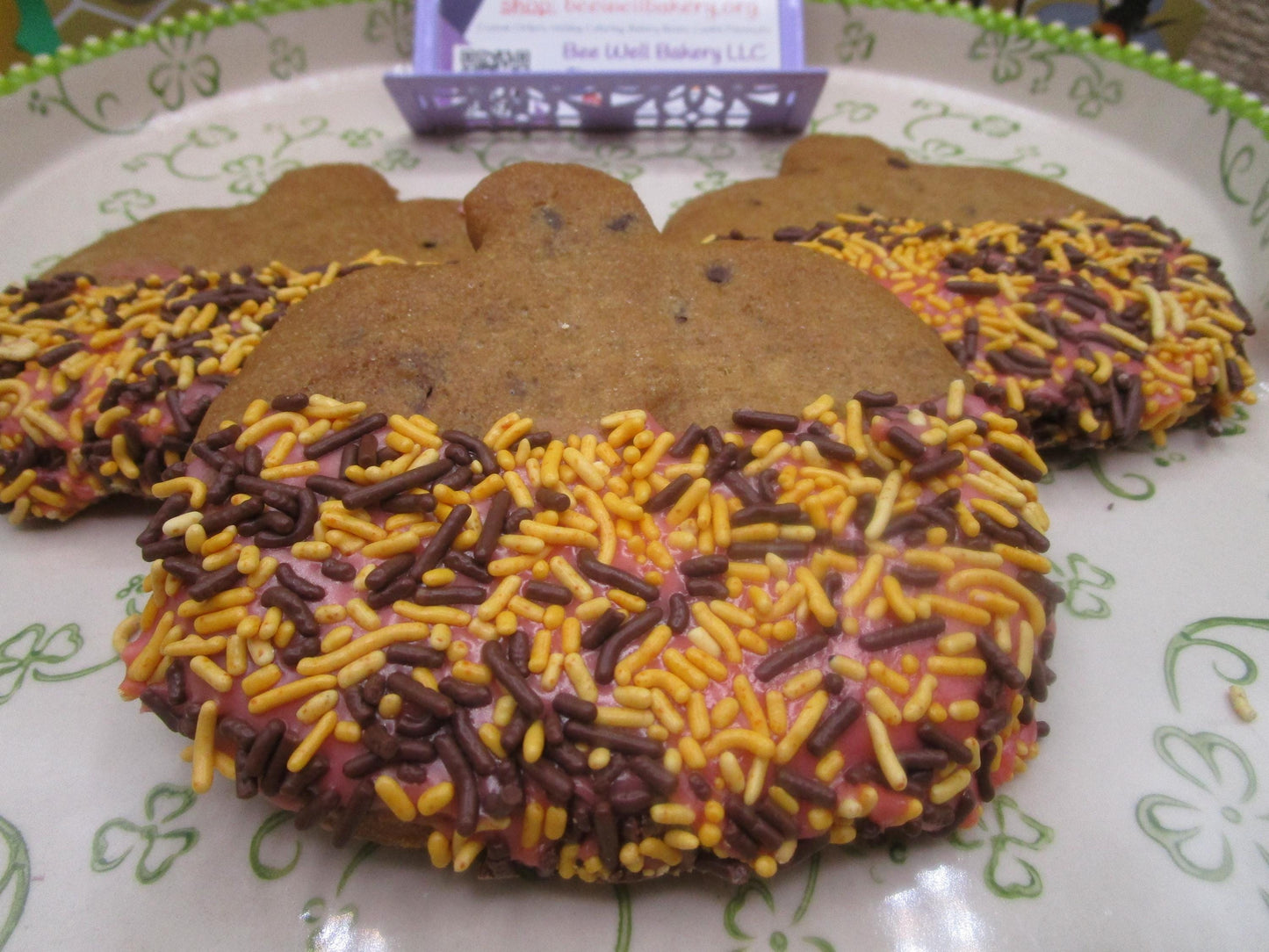 Biscuits au chocolat bio sans gluten - Édition citrouille