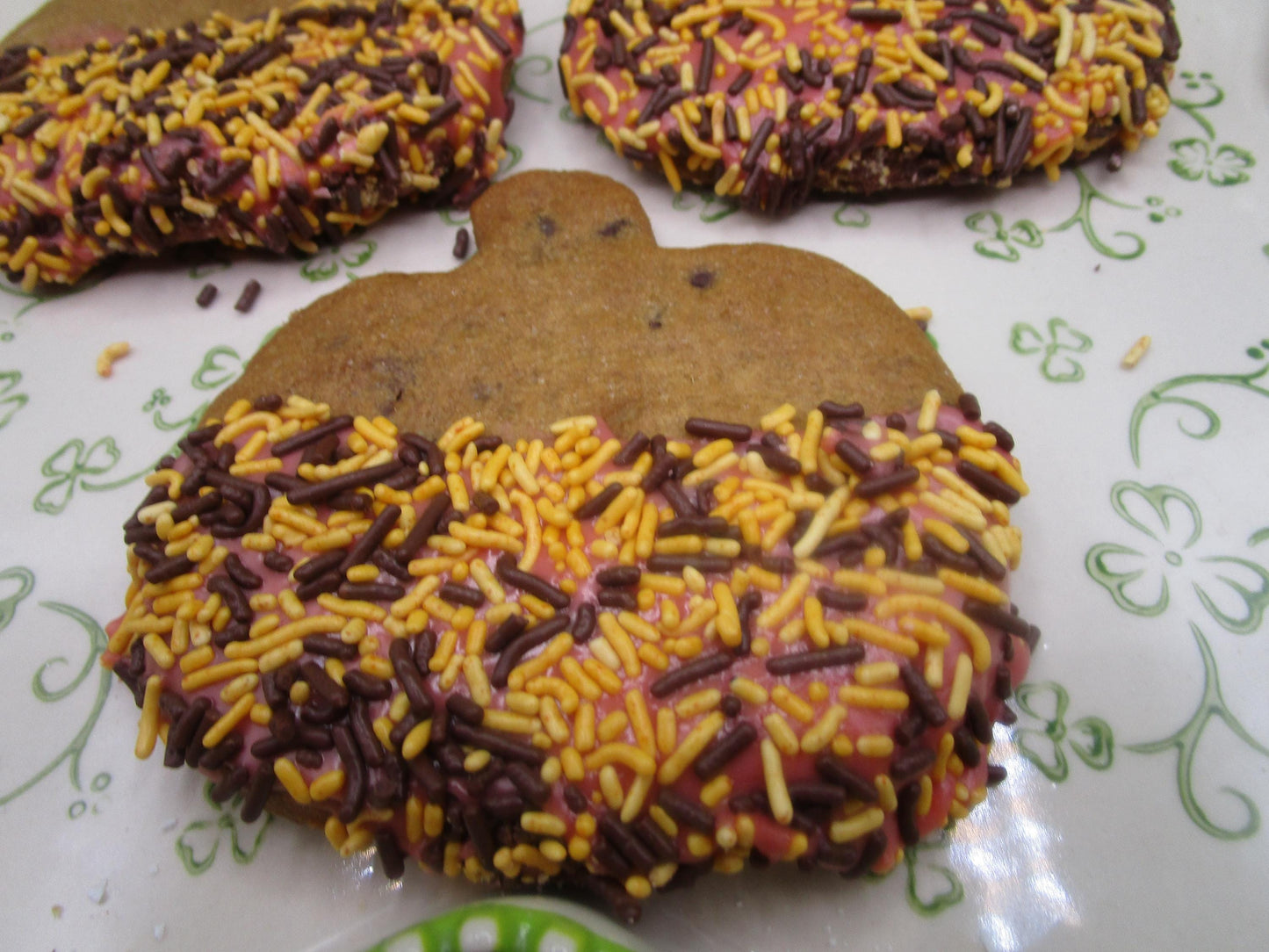 Biscuits au chocolat bio sans gluten - Édition citrouille