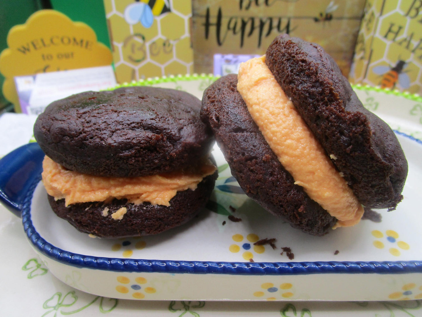 Gluten Free Halloween Whoopie Pies - Vegan & Dairy Free Treats