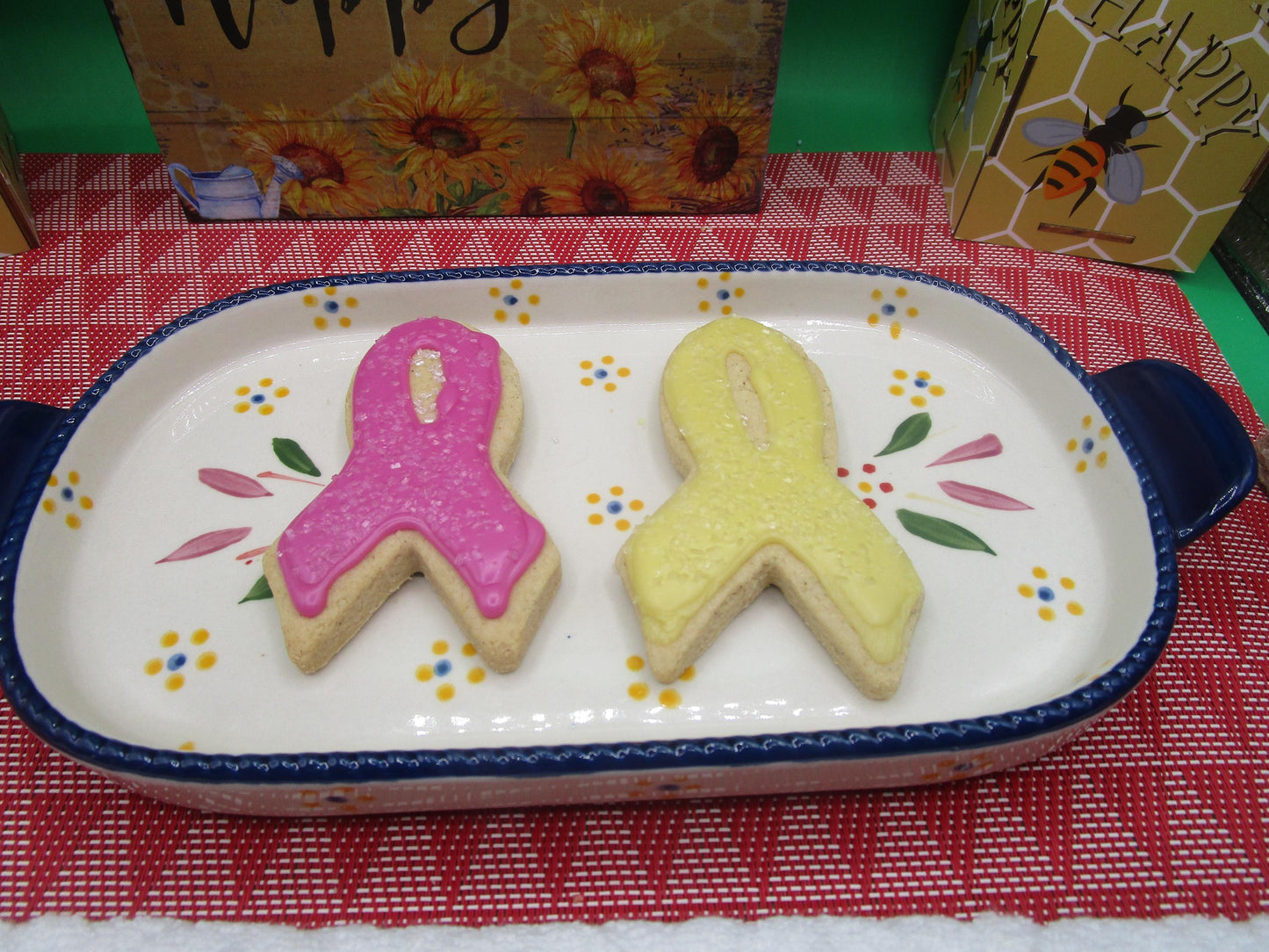 Gluten Free Sugar Cookies - Awareness Ribbon Gift
