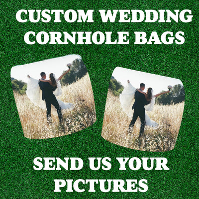 Personalized Cornhole Bags for Weddings and Engagements - Korvel