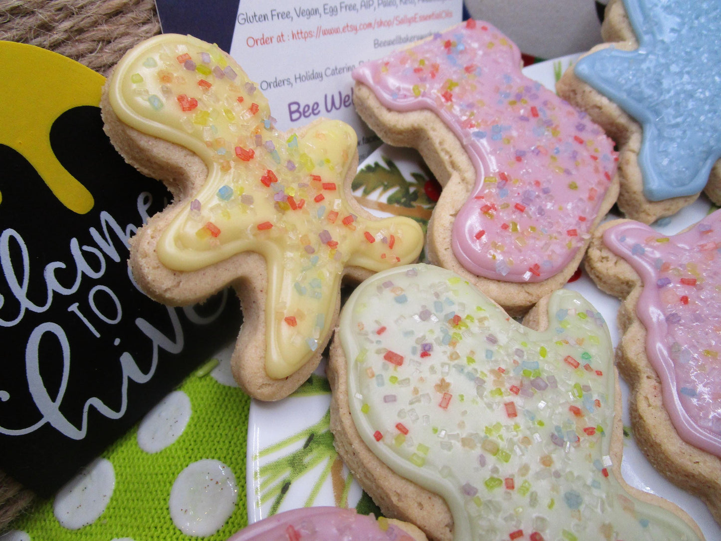 Galletas de Navidad Heladas Sin Azúcar - Veganas y Sin Gluten