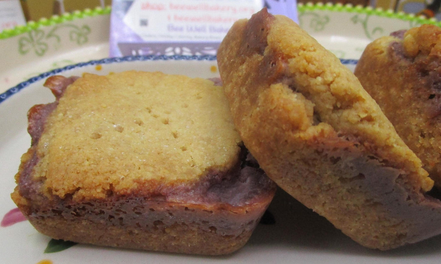 KETO Cuadrados de Pastel de Fruta - Delicias Sin Gluten y Veganas