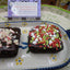 Brownies gourmets sans gluten avec des paillettes à base de plantes