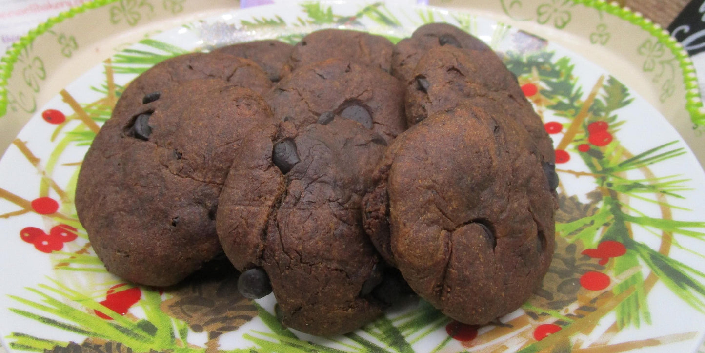 AIP Paleo Tiger Nut Cookies - Carob Peppermint, Gluten Free & Dairy Free
