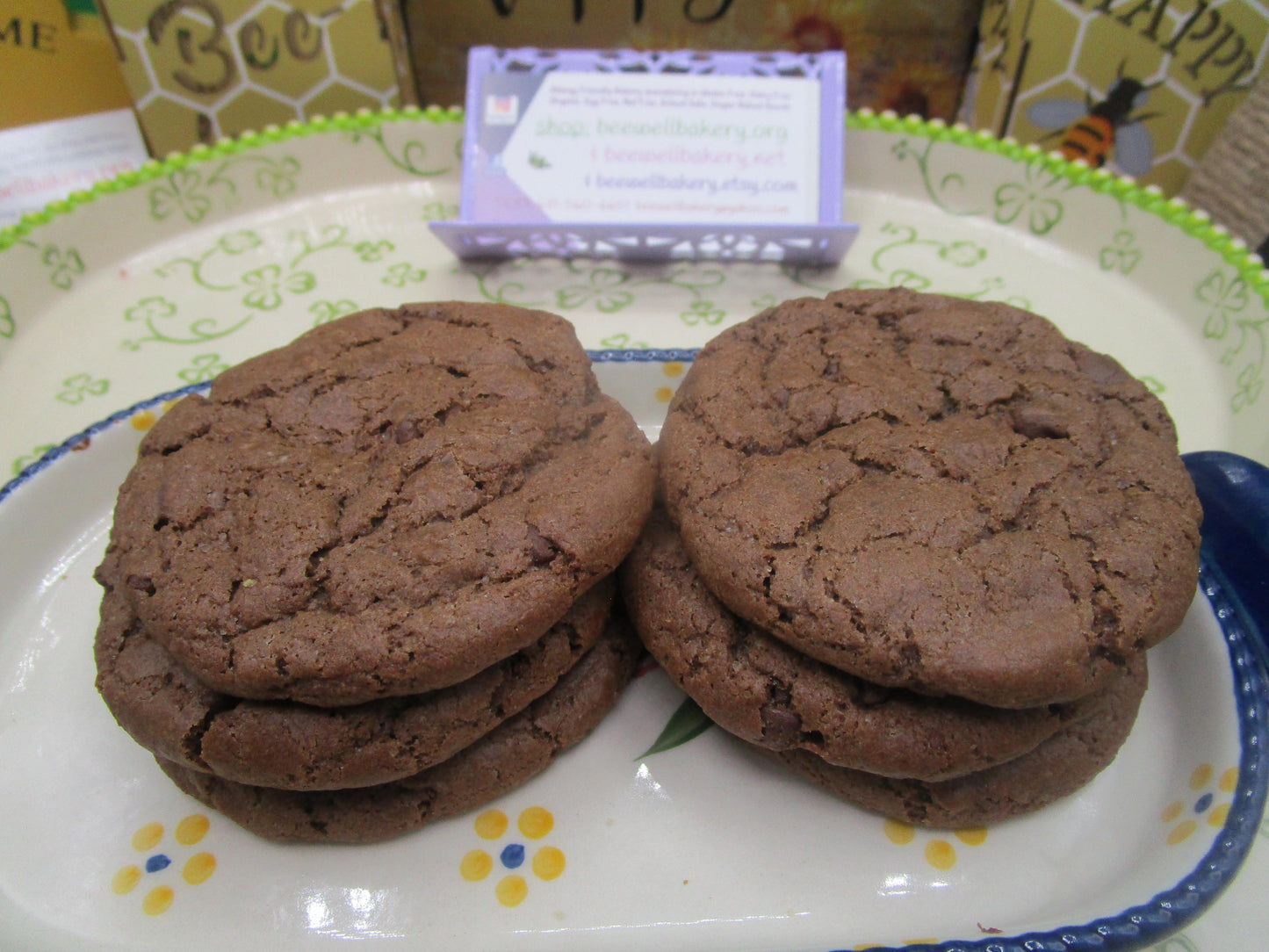 Cookies double chocolat bio sans gluten