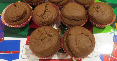 Muffins de Jengibre Bajos en Azúcar - Sin Gluten y Veganos