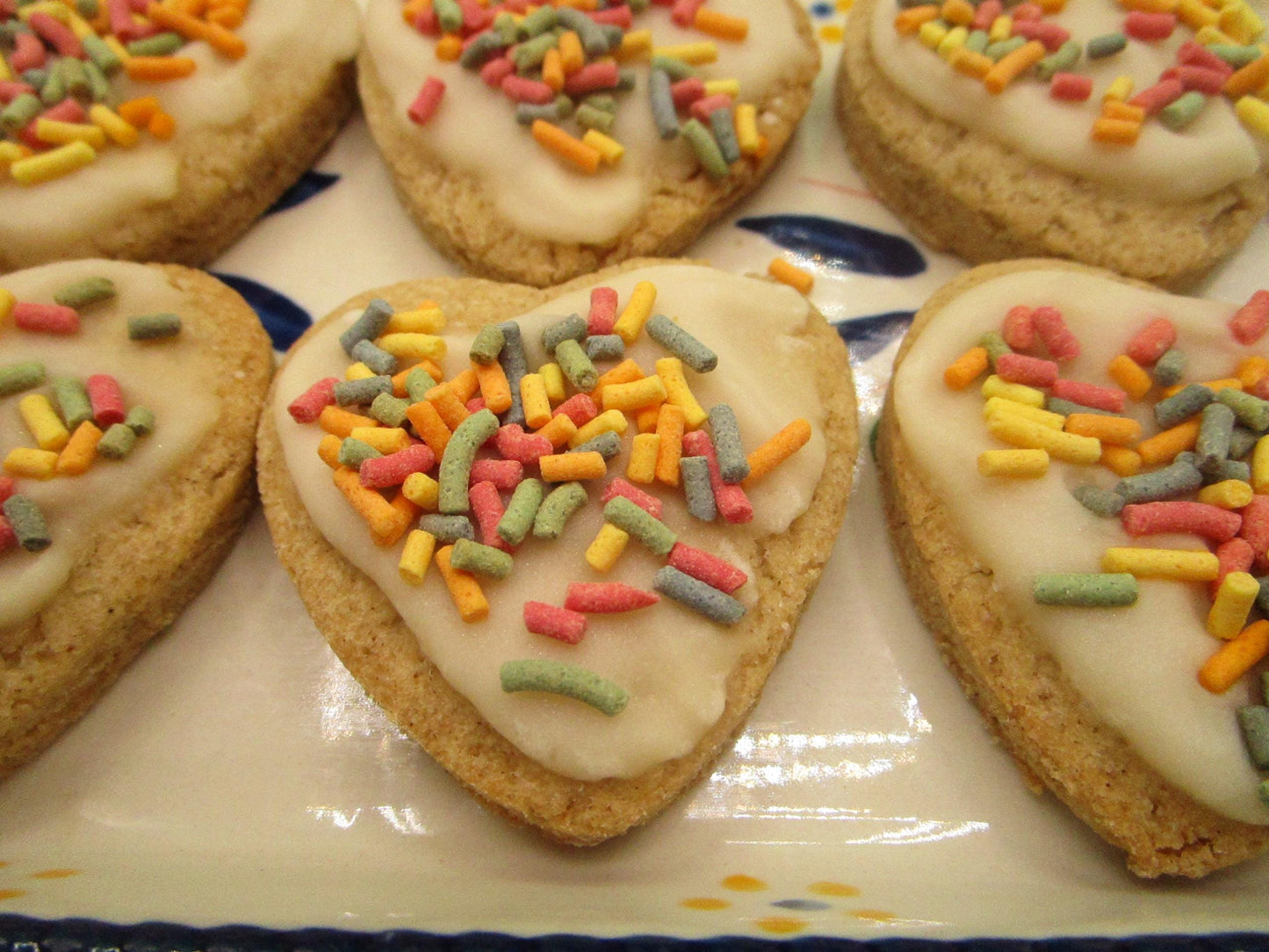 Sugar Free Heart Cookies - Vegan, Gluten Free, Nut Free