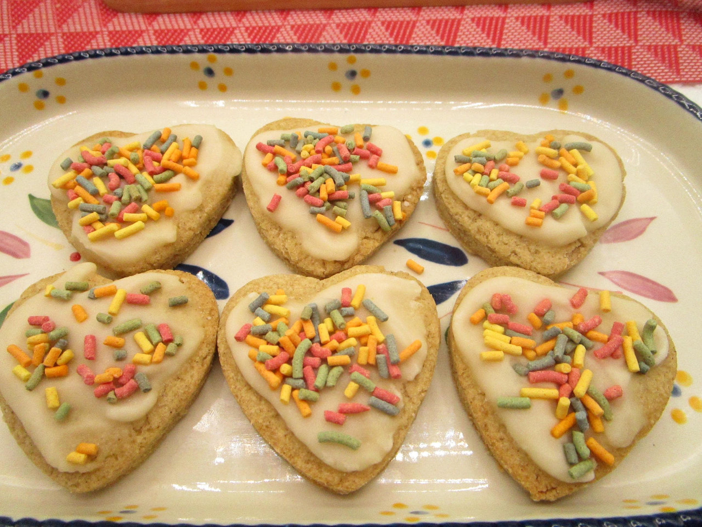 Sugar Free Heart Cookies - Vegan, Gluten Free, Nut Free
