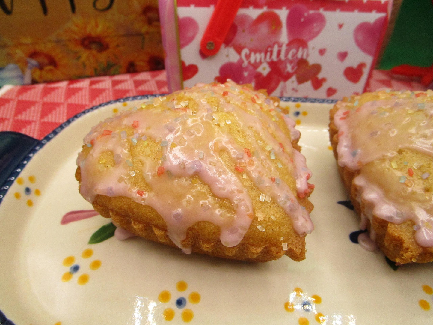 Gâteau en forme de cœur sans sucre - Végétalien et sans gluten