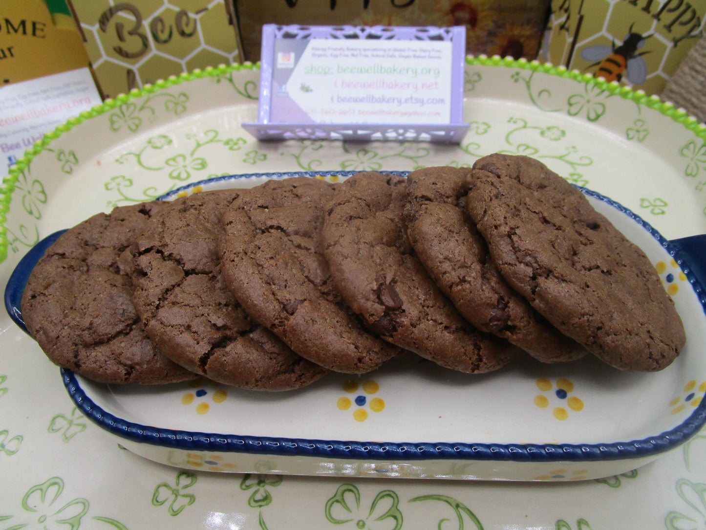 Cookies double chocolat bio sans gluten