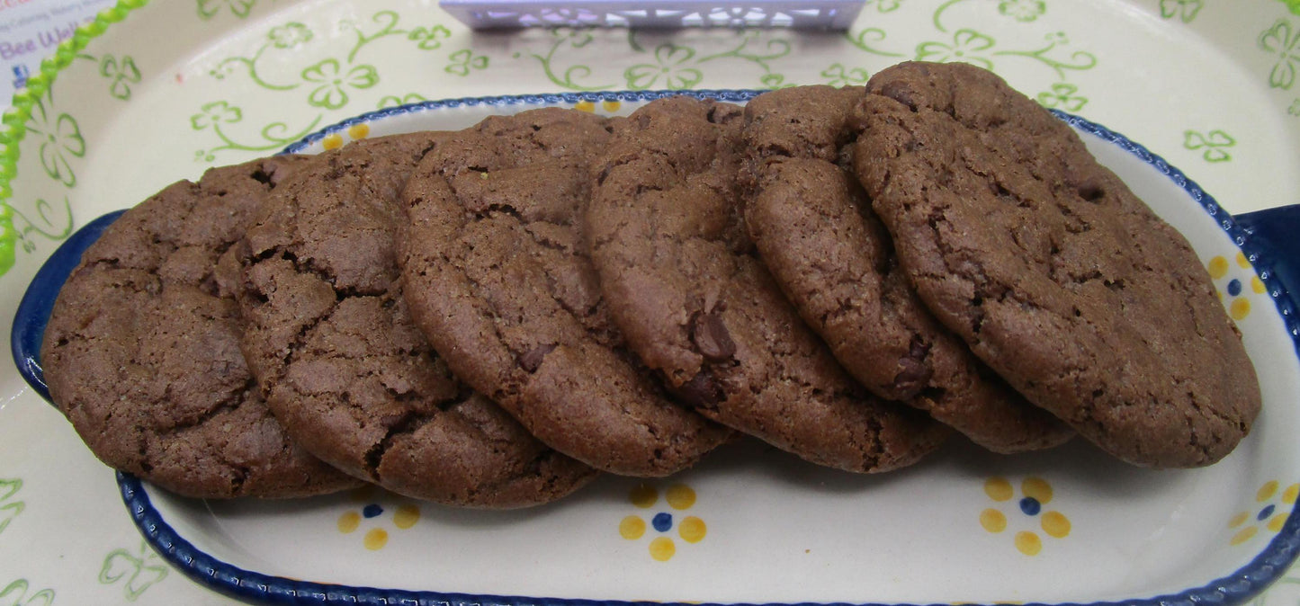 Cookies double chocolat bio sans gluten