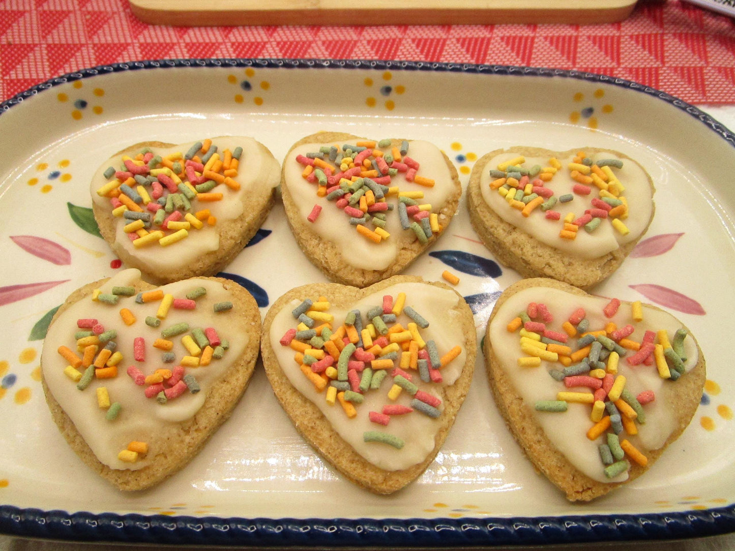 Galletas de Corazón Heladas Sin Azúcar - Veganas y Sin Gluten